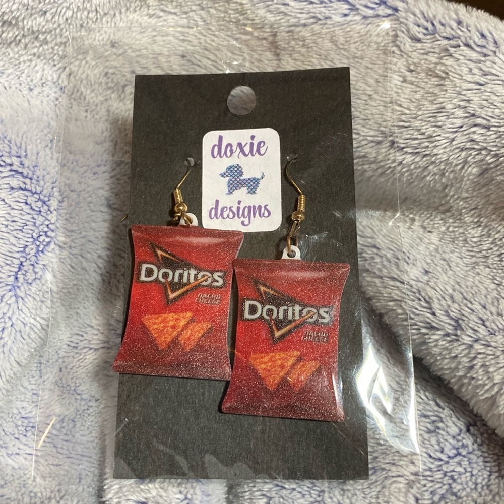 Doritos Hand Made Earrings NEW